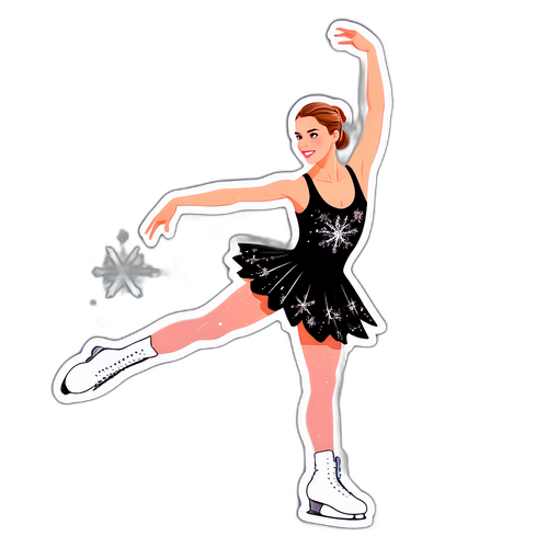 Carolina Kostner nella danza sul ghiaccio