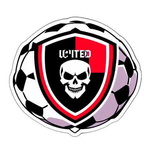 Наклейка с логотипом команды DC United