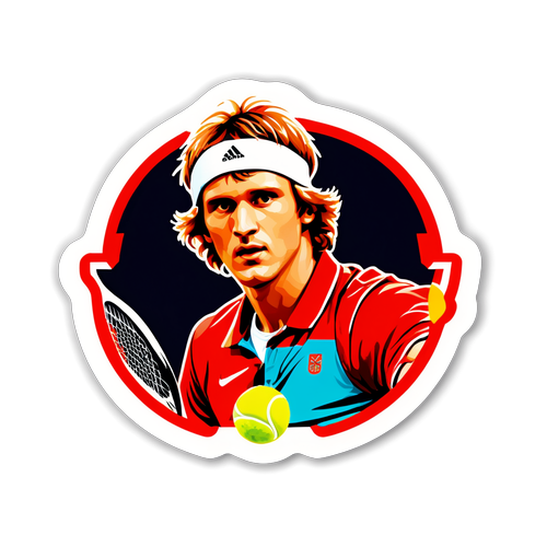 Der Aufstieg von Alexander Zverev: Das must-have Tennis-Sticker für echte Fans!