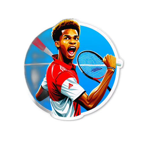 Félix Auger-Aliassime Ganando un Partido