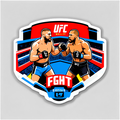 Sticker UFC: Emozione Notte di Combattimento