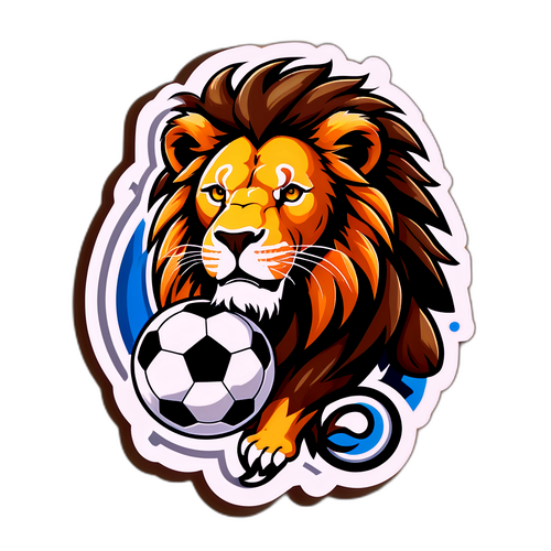 Fiercesticker med lejon