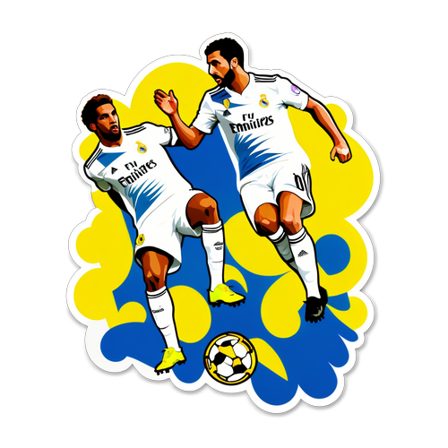 Ang Dramatic Showdown: Real Madrid at Villarreal sa Kamangha-manghang Sticker na Ito!