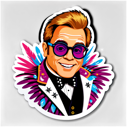 Elton Johnin Flamboyanti Maailma: Kimaltavat Lasit ja Höyhenpuku Odottavat Sinua!