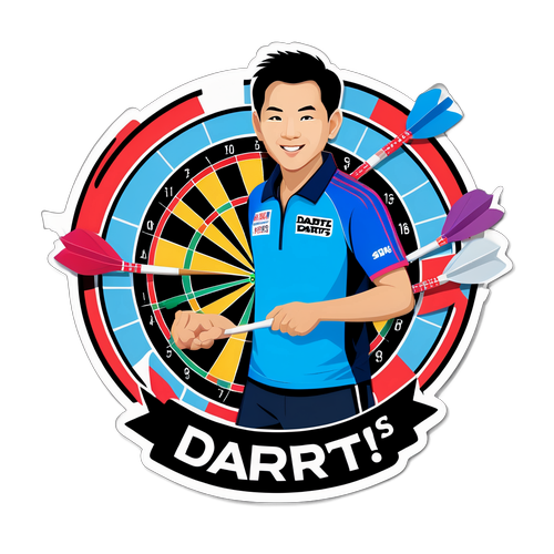 Paul Lim darts világbajnokság pólója