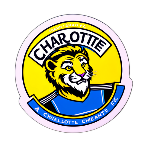 Autocollant pour les supporters de Charlotte FC