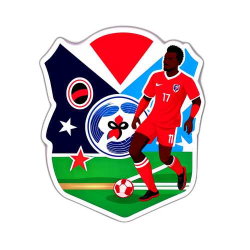 Stiker trận đấu giữa Hoa Kỳ và Trinidad & Tobago