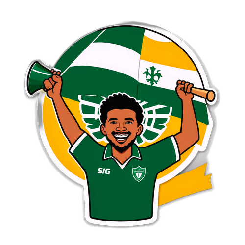 Palmeiras Taraftarının Coşkusu