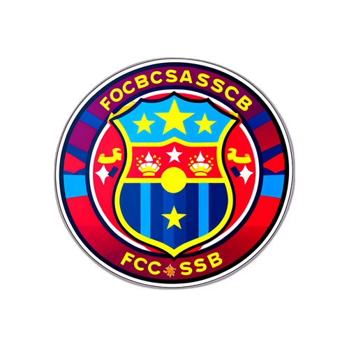 Λογότυπο FCSB με Θέμα Ποδόσφαιρο