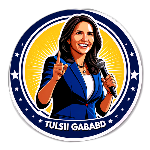 Fierce Tulsi Gabbard Speech Sticker