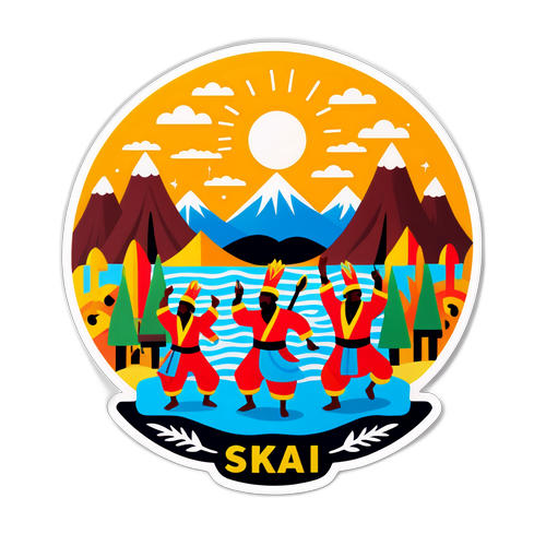 Αφίσα με θέμα το Φεστιβάλ SKAI