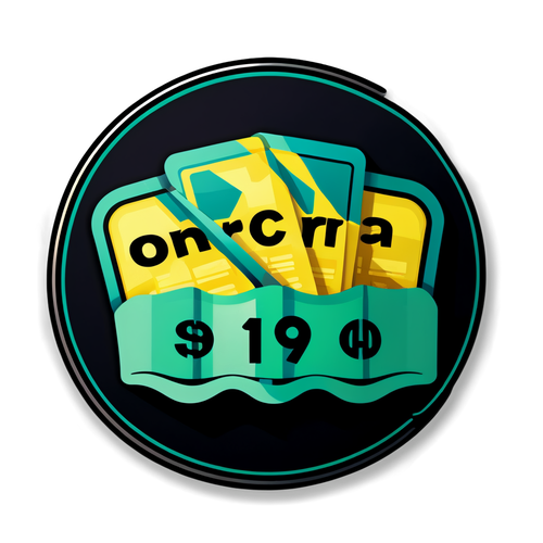 Diseño de sticker con la escala salarial de UOCRA
