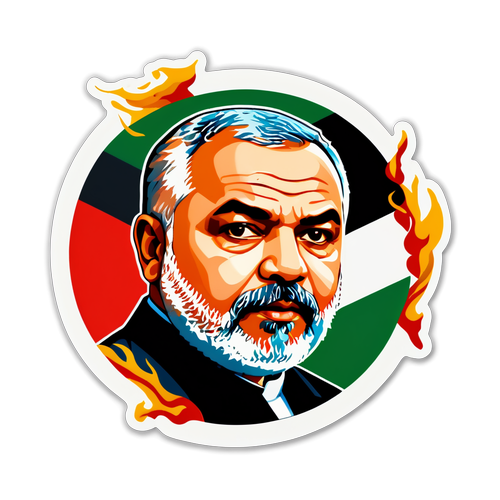 Chama da Controvérsia: O Adesivo Sensacional de Ismail Haniyeh que Está Dividindo Opiniões no Oriente Médio!