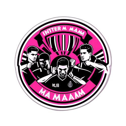 Sticker hình ảnh cầu thủ Inter Miami trong buổi tập luyện