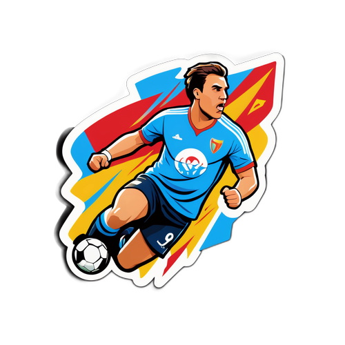 Sticker inspirat de meciul faimos dintre Csikszereda și Rapid București