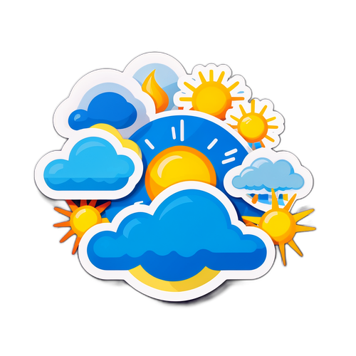 Sticker ng Update sa Panahon