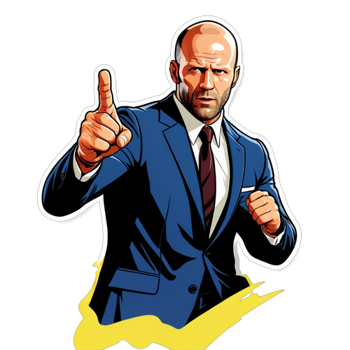 Akciódús Jason Statham matrica