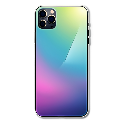 Conception contemporaine d'un iPhone 16 Pro Max sur un fond abstrait