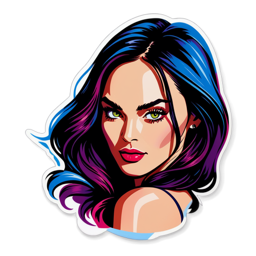 Megan Fox v uměleckém stylu