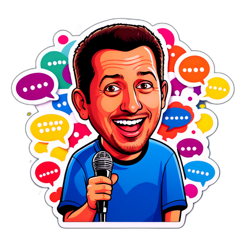 Vicces matrica Adam Sandler stand-up comedy-hoz