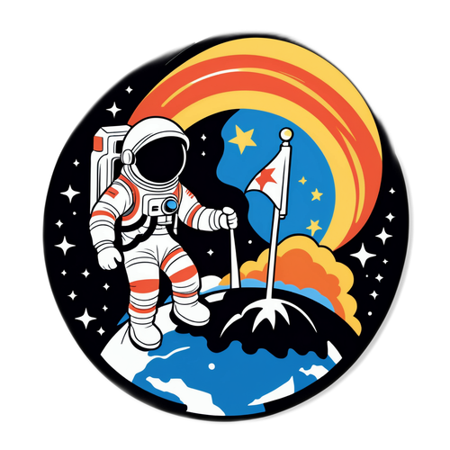 Astro Avventuriero: Bandiera sulla Luna