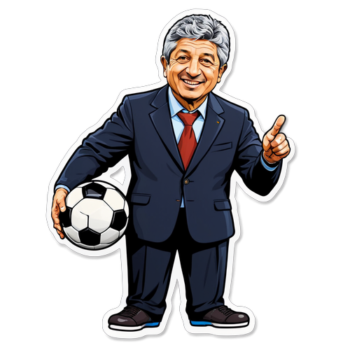 Umor și fotbal cu Mircea Lucescu