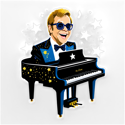 Elton Johnin Tyylikäs Pianoesitys: Glitteriä, Tähtiä ja Musiikkia!