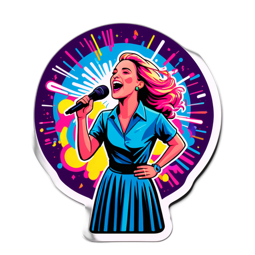 Vibrant Molly Sandén Sticker