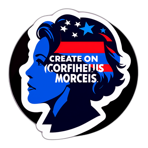 Political Campaign Sticker Featuring Sheila Cherfilus-McCormick