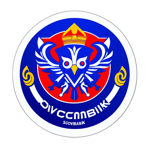 Наклейка с эмблемой Совкомбанка