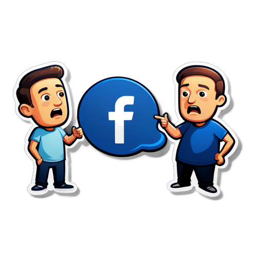 Humorvolle Auseinandersetzung zwischen Meta und Facebook