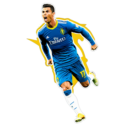 Stiker Cristiano Ronaldo di Al Nassr