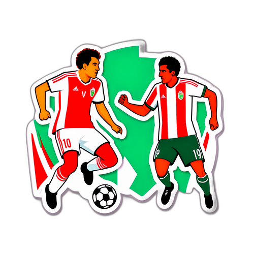 Soccer Players in Action: River Plate vs. Palmeiras