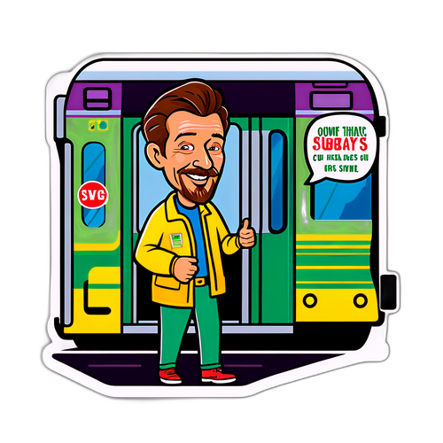 Chappell Roan Subway Humor Sticker