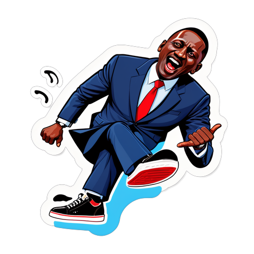 Momenti ya Rais Ruto Akiangaliwa na Kofia