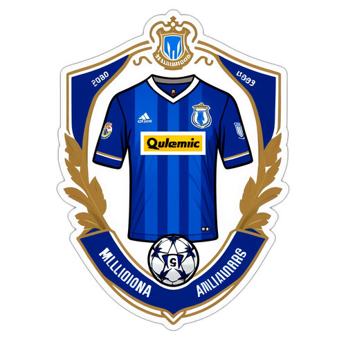 Sticker de la camiseta de Millonarios