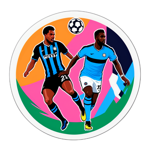 Un sticker que captura la energía del partido entre New York RB e Inter Miami