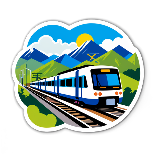 Sumakay sa Estilo: Ang Chic na Sticker para sa LRT-1 Cavite Extension!