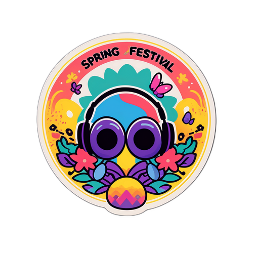 Sticker Lễ Hội Âm Nhạc Mùa Xuân