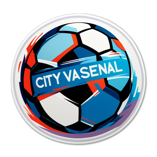 Ultimate Showdown: City vs Arsenal - The Epic Sticker Every Fan Needs!