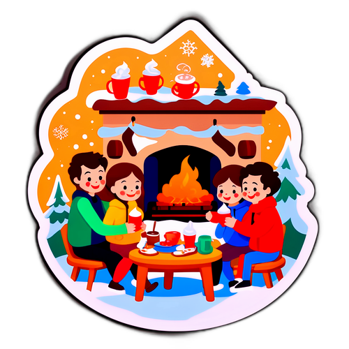 冬季假期的溫馨家庭時光