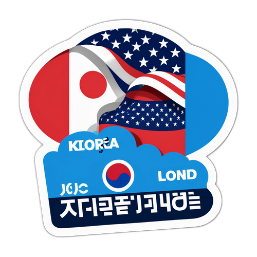 한미 정상회담 기념 스티커