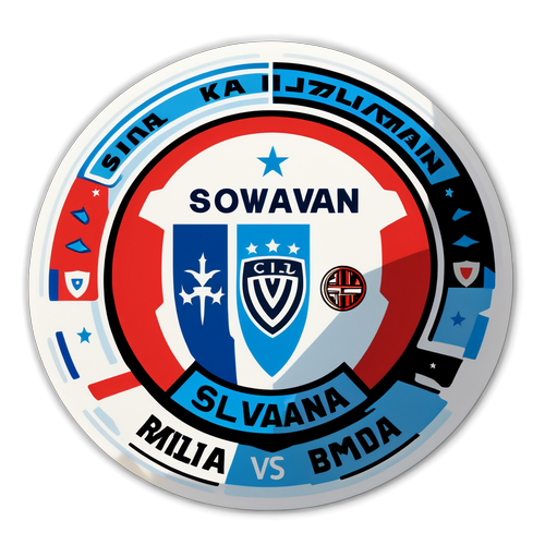 Slovan Bratislava vs Milan: Sticker Pertandingan