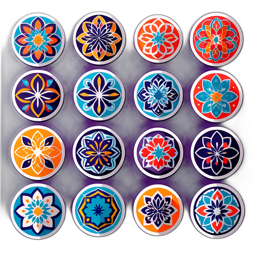 สติกเกอร์บอลแฟชั่นสไตล์โมร็อกโก