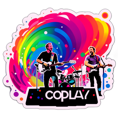 Coldplay in Concert Sticker