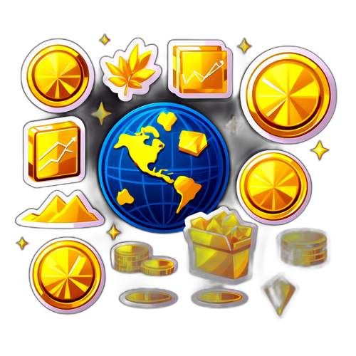 Những hình dán dễ thương về giá vàng thế giới