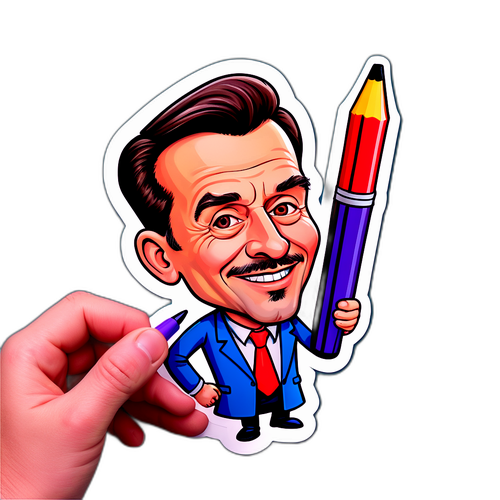 Caricature de Philippe Caverivière