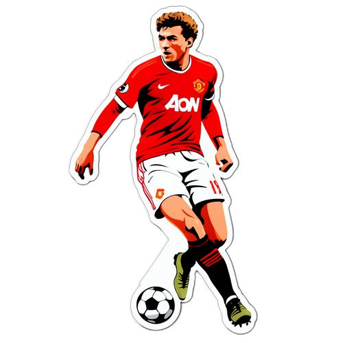 紀念傳奇曼聯球員的貼紙