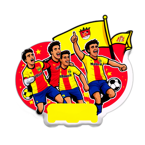 מדבקת כדורגל: ויאריאל מול מאלורקה