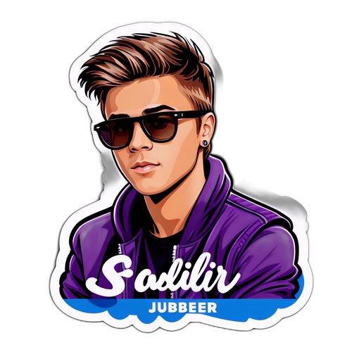 Trendy Sticker ni Justin Bieber